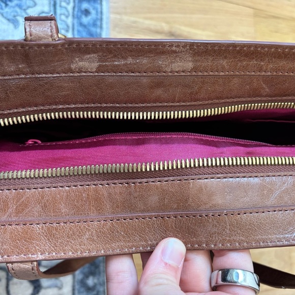 Hobo The Original Patchwork Python Mixed Panel Leather Journey Shoulder Tote Bag - Picture 10 of 10